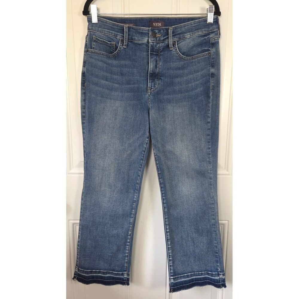 NYDJ Marilyn Straight Ankle Jeans Size 10P Petite High-Rise